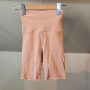 NWT aerie- Orange rib bike short